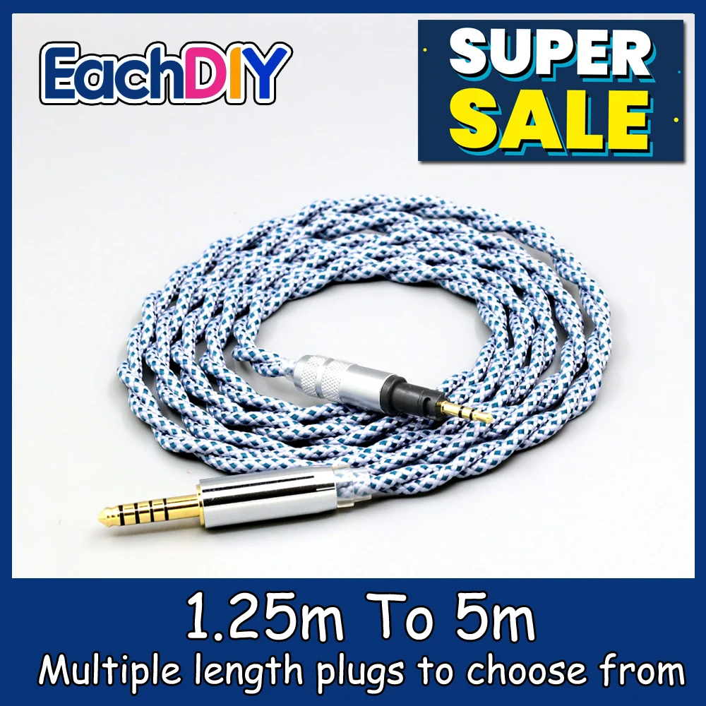 

99% Pure Silver Mix Graphene OCC Shielding Earphone Cable For Sennheiser Momentum 1.0 2.0 Headphone LN008671