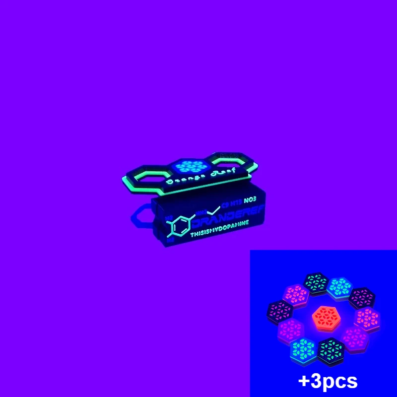 Aquarium landschapsarchitectuur fluorescerende koraalbeugel met magnetische aantrekkingskracht Lichtgevend fragmentvoortplantingsrek 3D-geprinte beugel