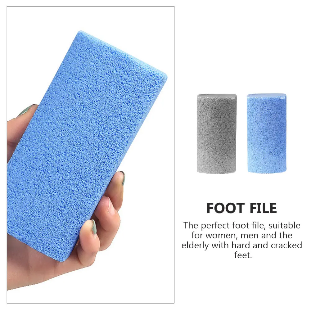 

2pcs Pumice Stone For Feet Dead Skin Removal Foot File Exfoliating Callus Remover Handheld Scrubber Durable Foot Care Tool Nail
