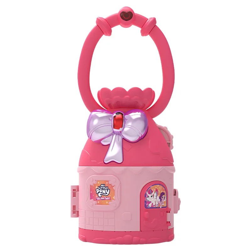 Hasbro 마이 리틀 포니 피규어 액세서리, 나비매듭 가방, 서프라이즈 박스, 소녀 놀이 집, 재미있는 장난감, 어린이 생일 선물