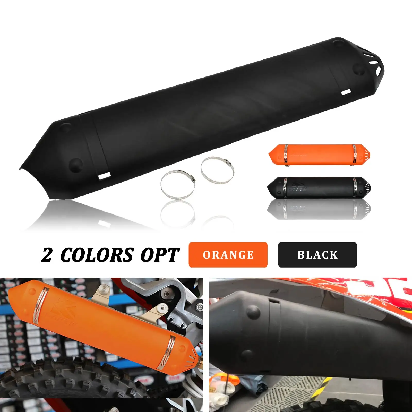 

Motorcycle Heat Shield Exhaust Protective Cover For KTM EXC XC XC-W TE 250 300 TPI 2020 2021 2022 2023 Enduro Dirt Pit Bike