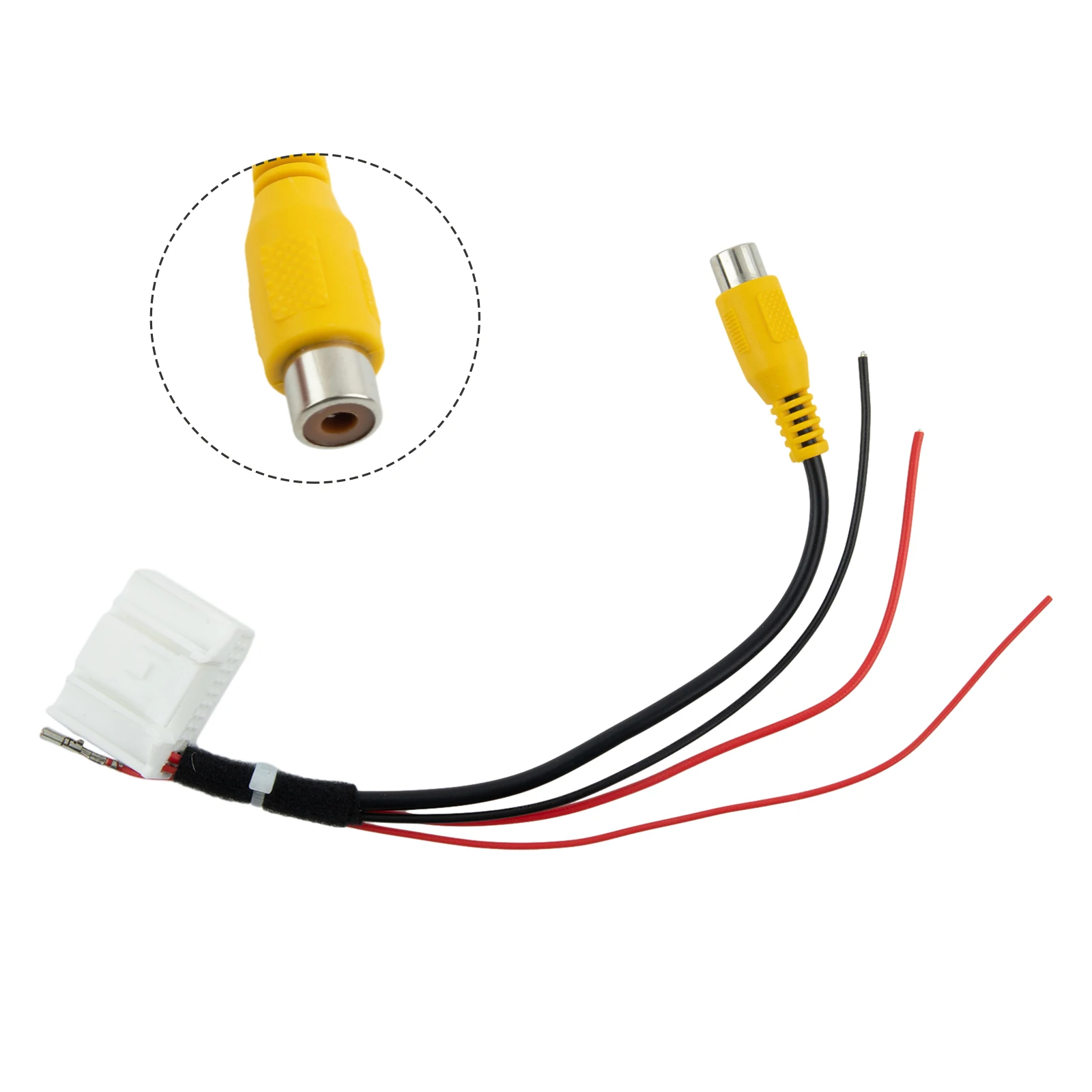 High Grade High Quality Practical To Use Brand New For Toyota 1x Camera Video Adapter Cable Harness Easy Installtion