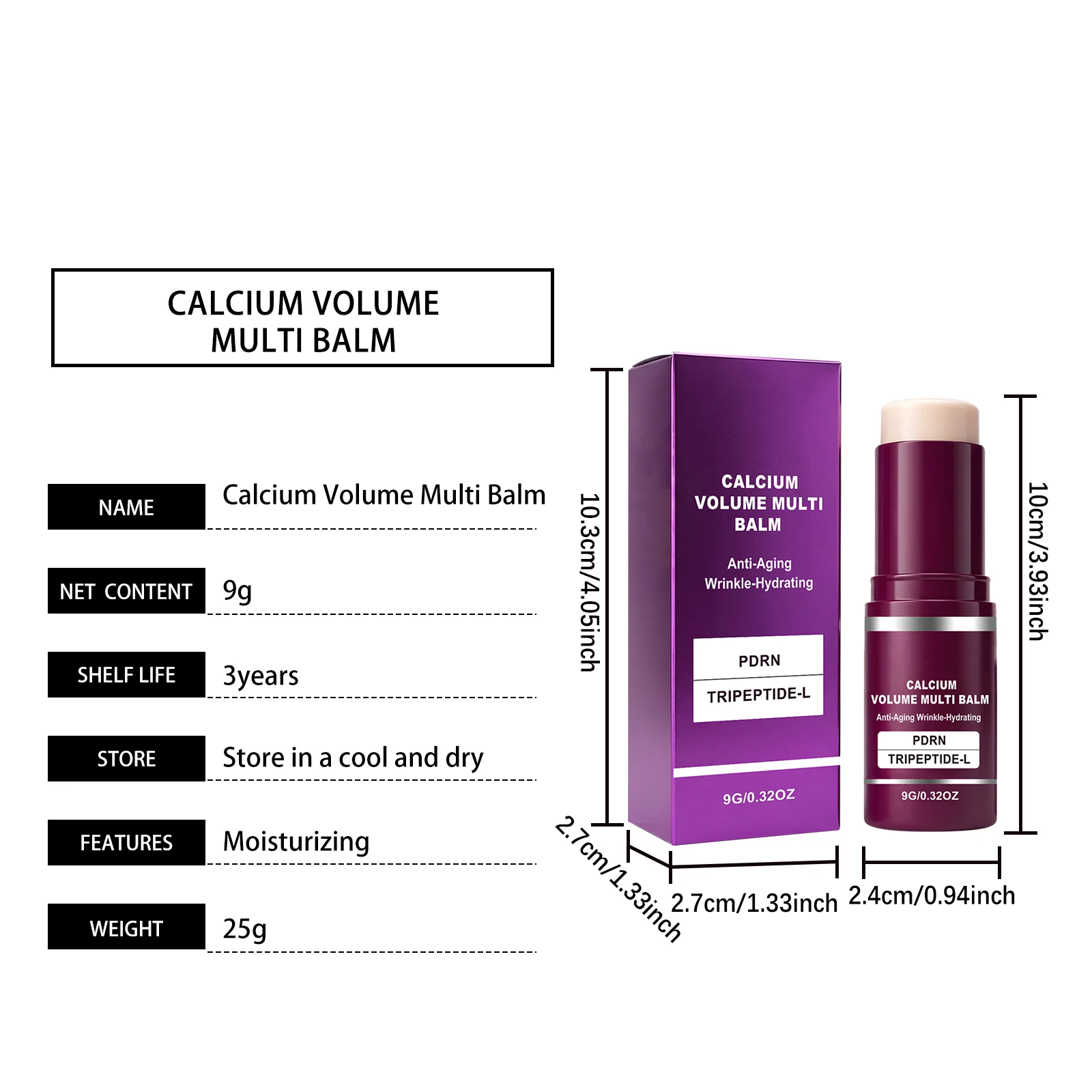 Feuchtigkeitsspendender Balsam-Stick Honig Vitamin C Gesichts-Hydratisierungscreme Kollagen Gesichtsserum-Set Beruhigende Reparatur Sanfte Nährende Hautpflege – Detail 1