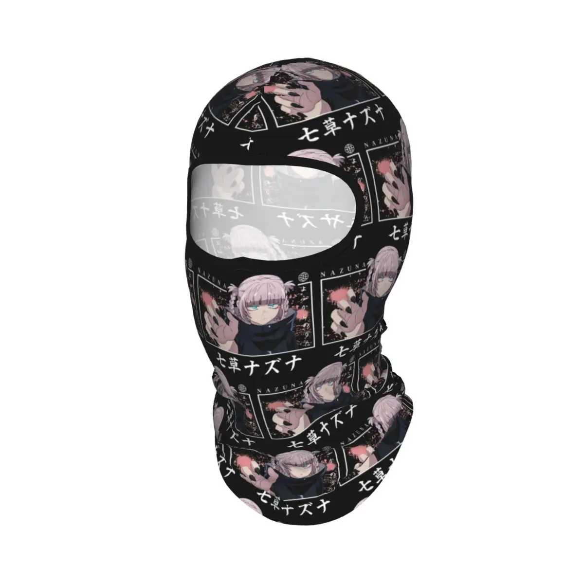 Call Of The Night Anime Nazuna Nanakusa Breathable Thin Balaclava Full Face Mask Sun Protection Neck Gaiter For Motorcycle