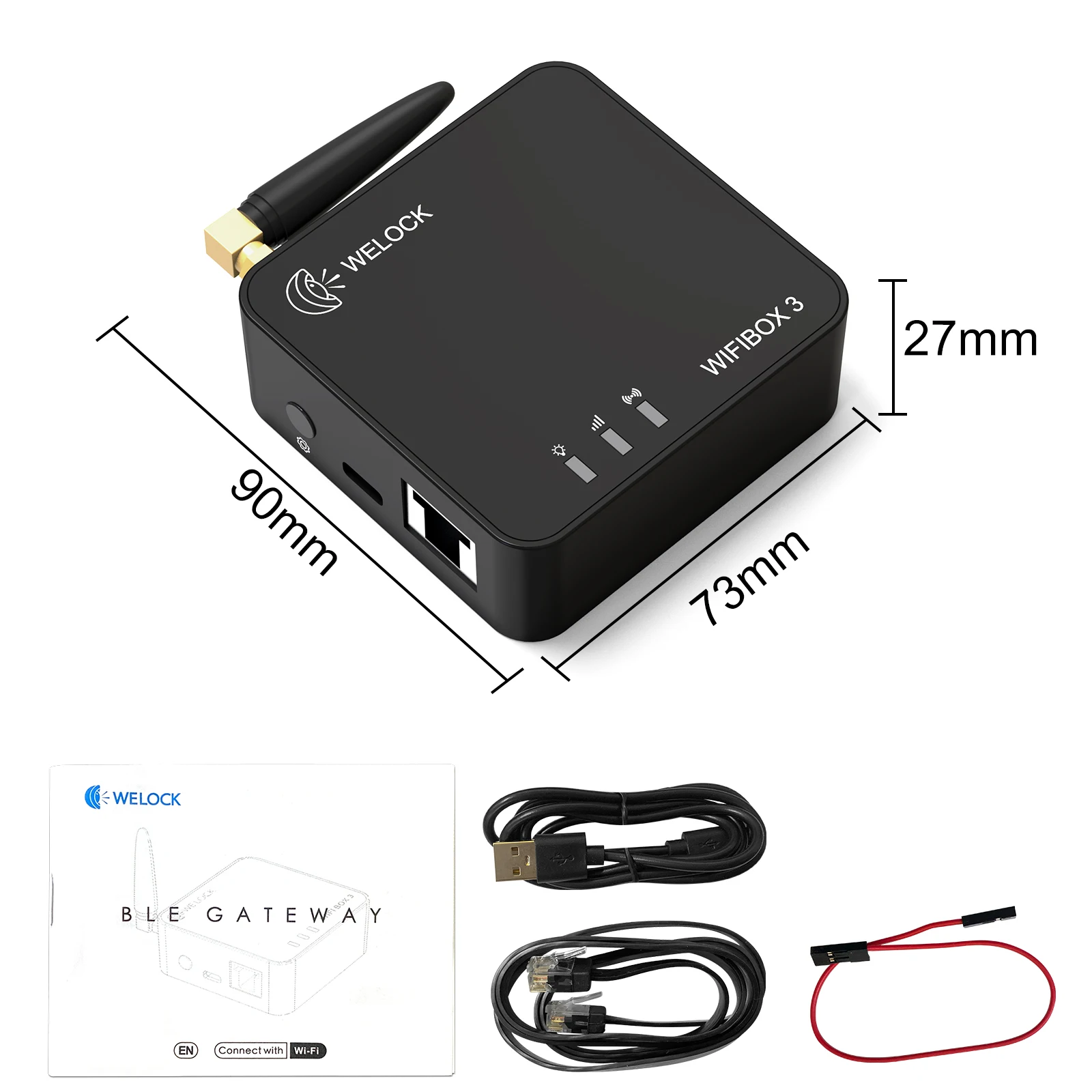 Смарт-замок Welock Wifibox для дома, дистанционное разблокирование и подключение к Wi-Fi-шлюзу Alexa