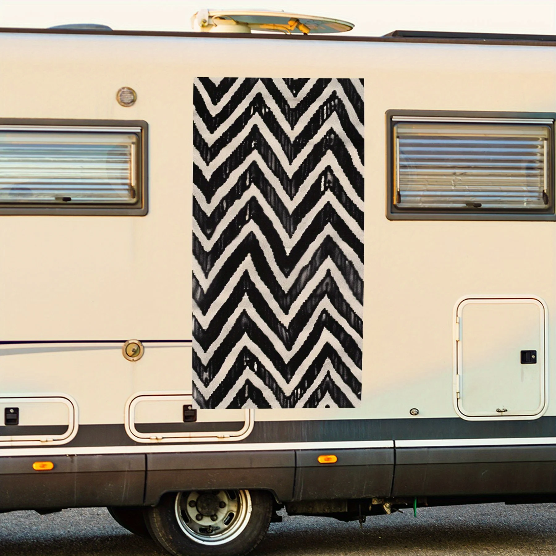 

Классическая автомобильная наклейка с узором шеврона, виниловая наклейка на сторону дома на моторику, водонепроницаемая самоклеящаяся виниловая наклейка по бокам