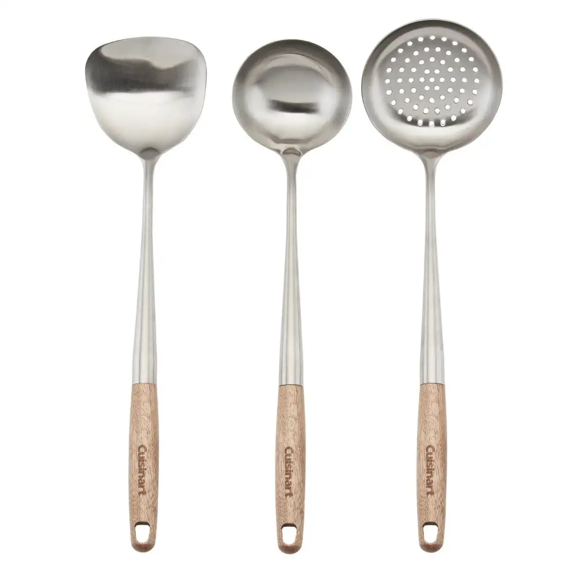 

Three-piece frying pan tool set