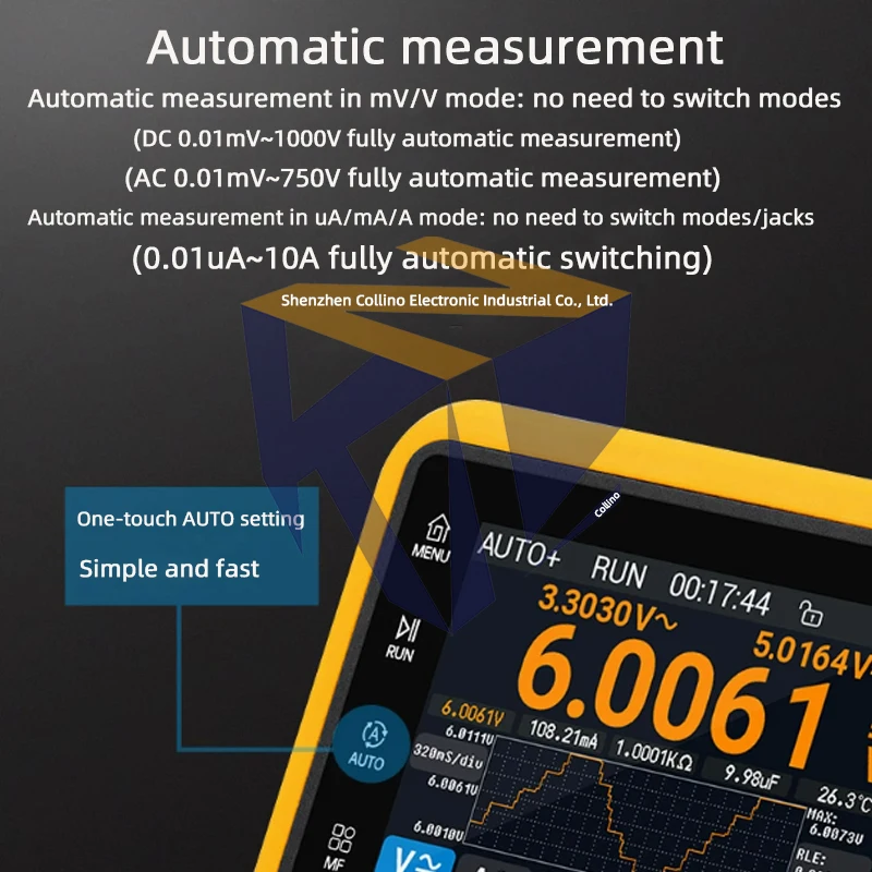 1set DM40 digital multimeter 4-digit semi-oscilloscope signal generator three-in-one handheld portable