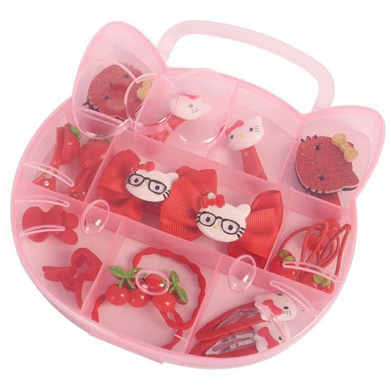 

Детский головной убор Sanrio, подарок принцессы, резинка для волос, веревка hello kitty, заколка для волос, заколка для волос для девочек, детские аксессуары для волос
