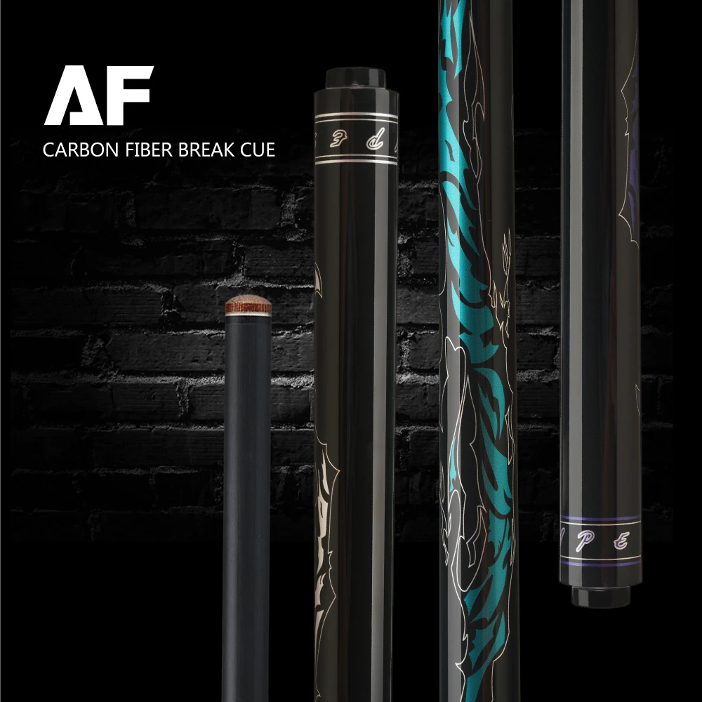 

FURY AF Carbon Fiber Punch Cue 58'' Bakelit Tip 3/8*10 Joint Carbon Break Cue 1/2 Billiard Punch Stick Pool Billiards Kit