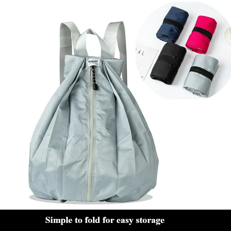 

The New Simple Outdoor Large-capacity Folding Bag Portable for Mountaineering and Camping Trips and Is Thickened and Waterproof