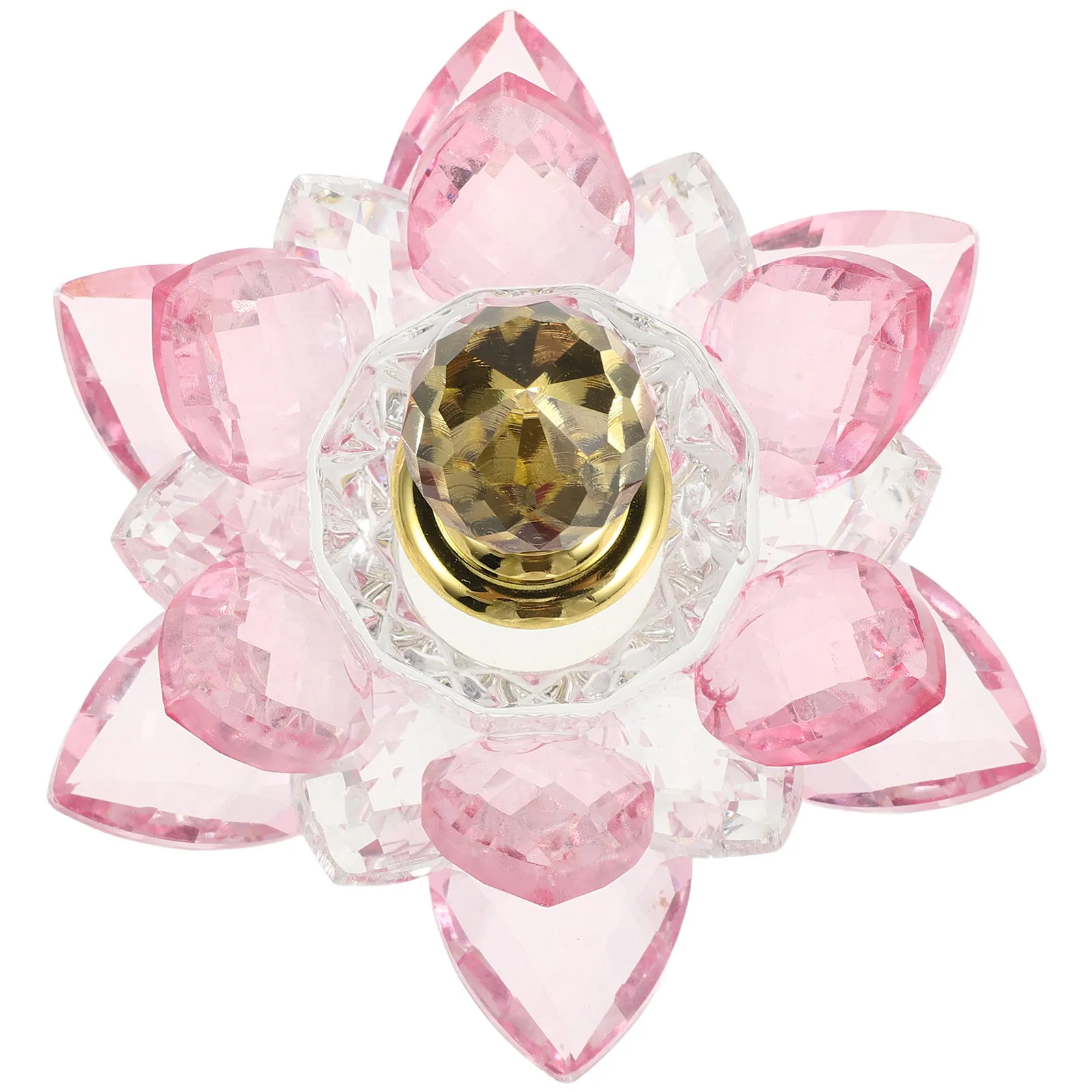 

Crystal Lotus Flower Perfume Bottle Ornament Refillable Empty Decorative Glass Fragrance Bottle for Bedroom Vanity Aromatherapy