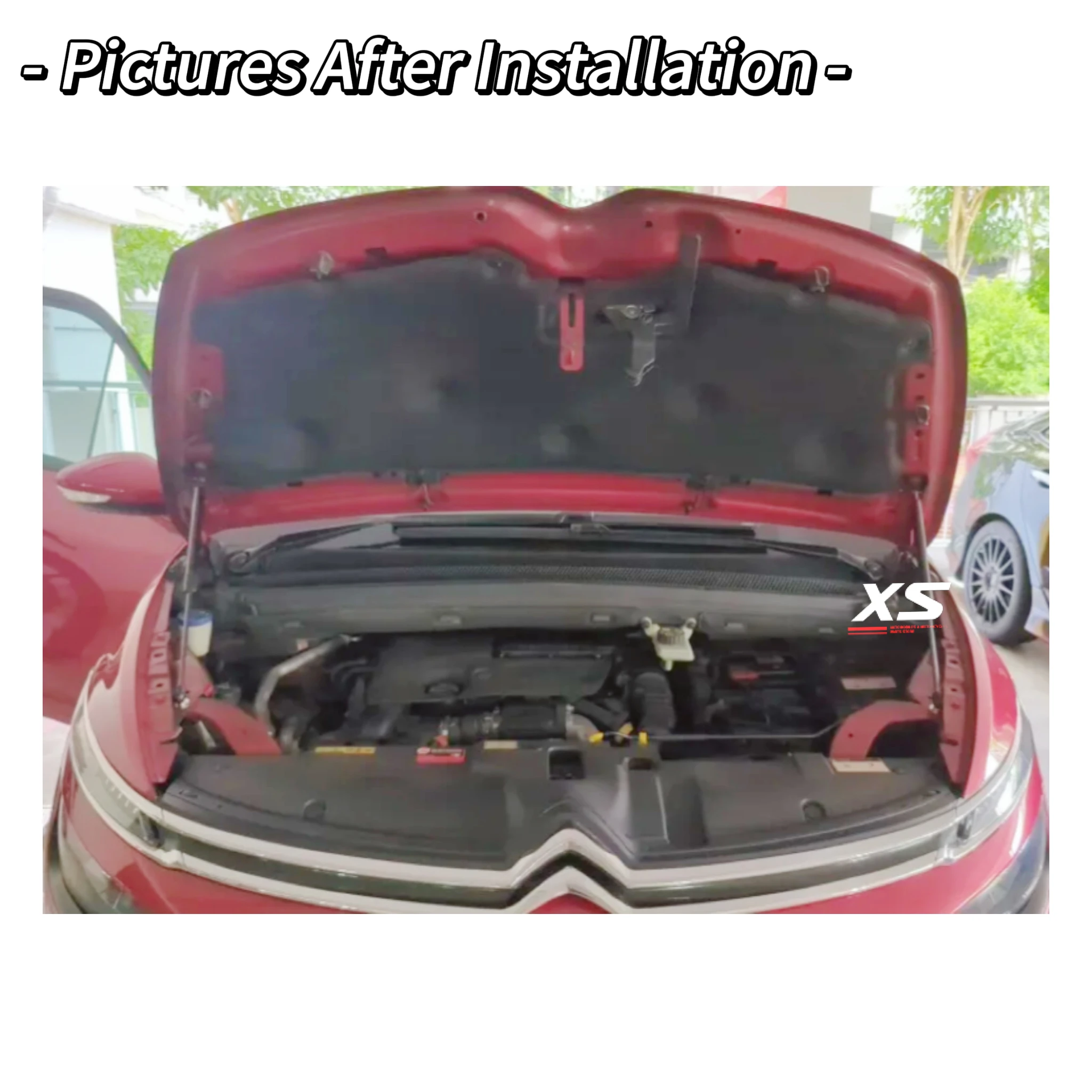 Puntales de Gas para Citroen C4 Picasso MK2 2013-2022 capó delantero capó modificar elevación soportes amortiguadores hidráulicos resortes