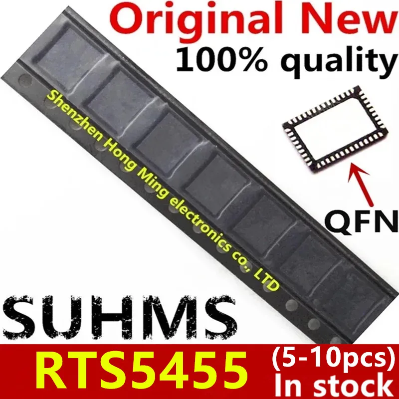 (5-10piece)100% New RTS5455 RTS5455-GR QFN-46 Chipset