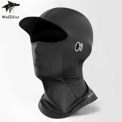 Sun Protection Summer Balaclava with Eyeglasses Hole, Full Face Scarf Mask Outdoor with Brim Balaclava Summer Breathable Mask