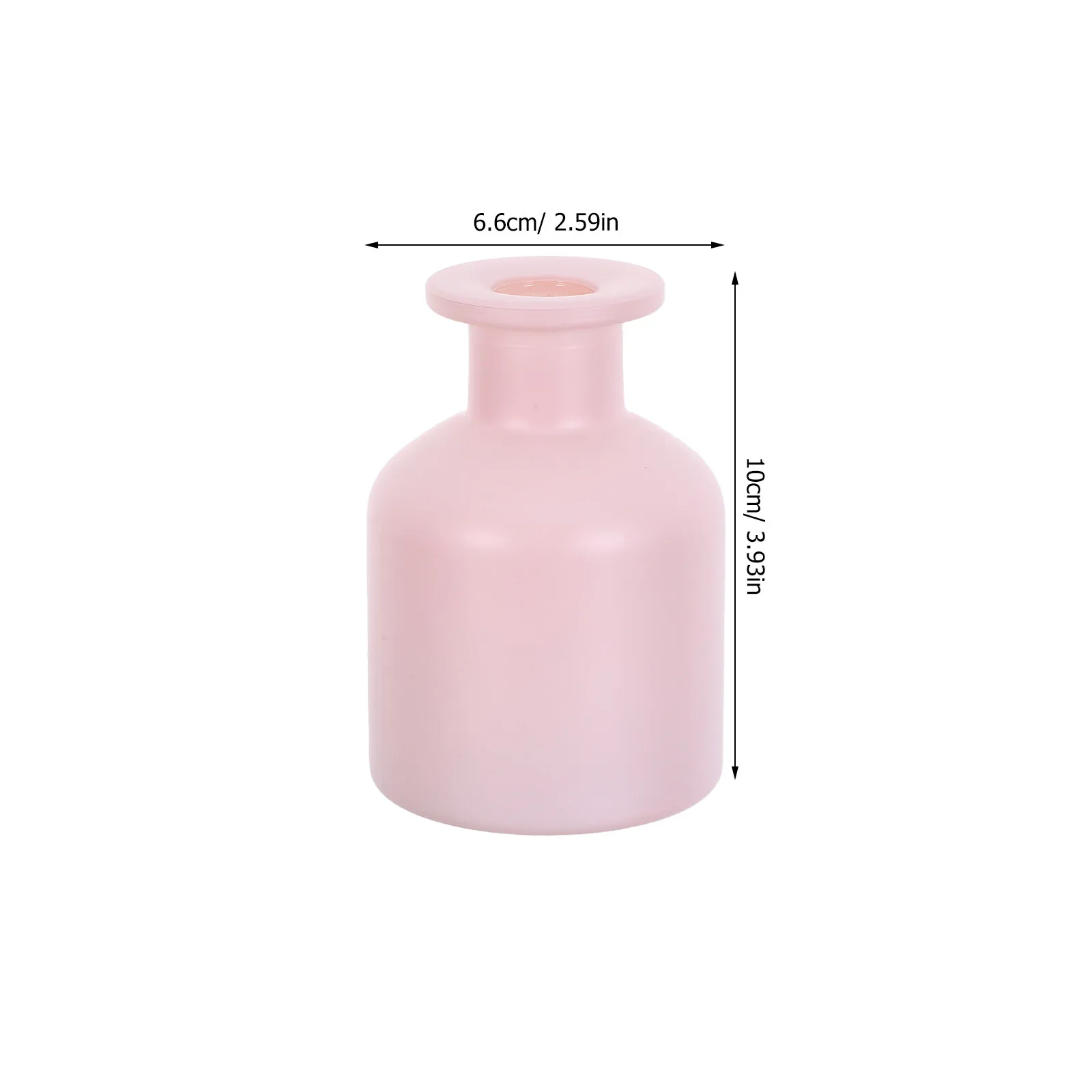 2Pcs Refillable Glass Diffuser Bottles Cylindrical Essential Oil Container for Home Office Car Fragrance Use Oil Diffuser Bottle