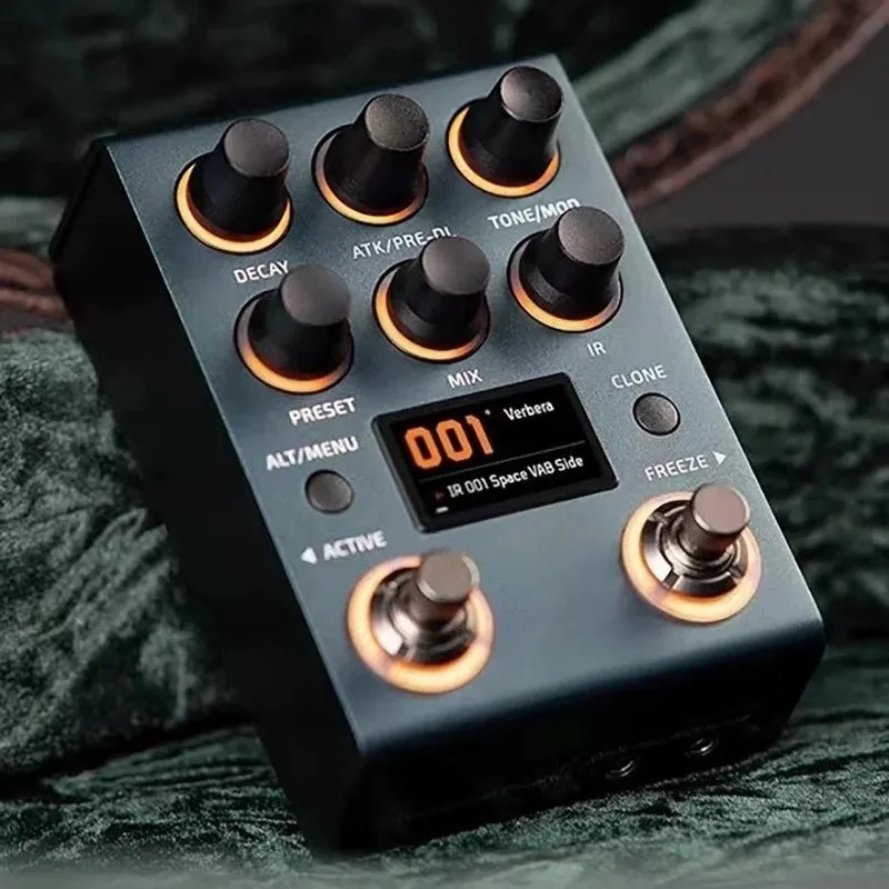 

Convolution Reverb Guitar Effect Pedal with IR Cloner for Bass