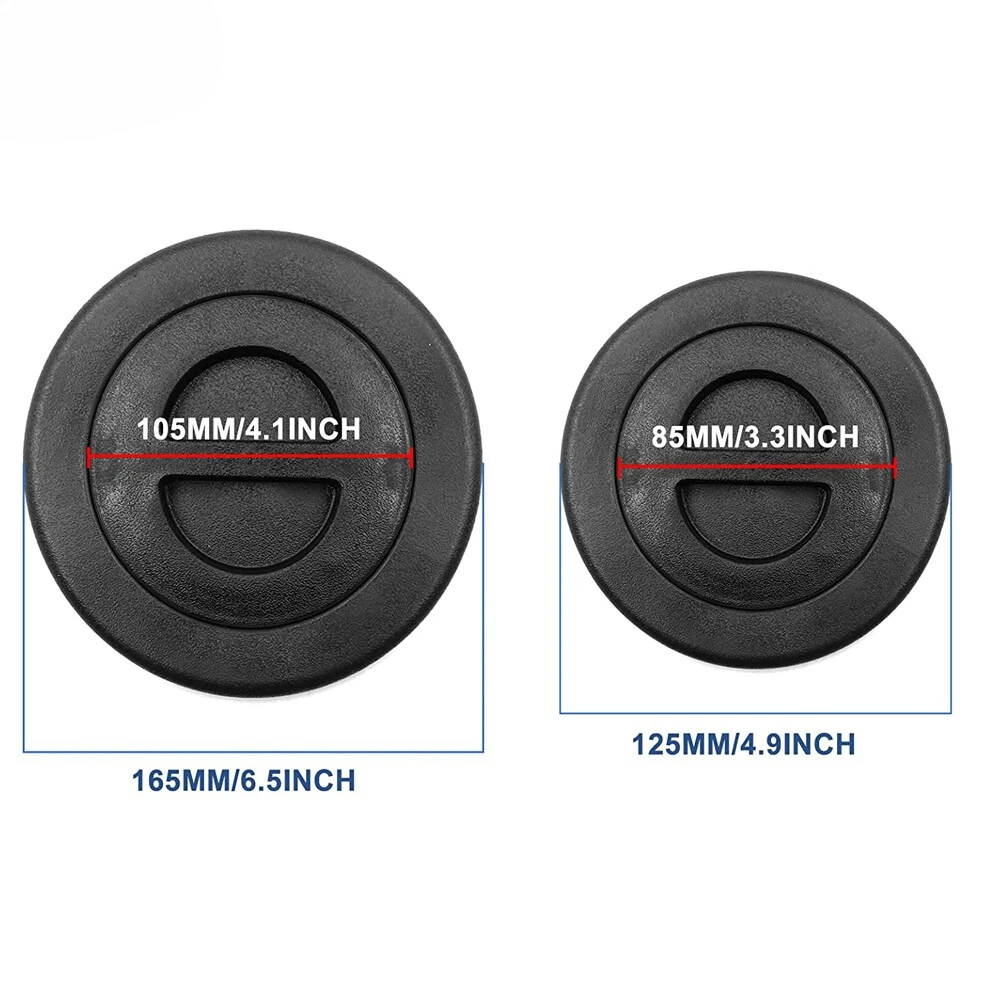 68225506AA 5個入り ホイール グースネック ベッド プラグ カバー キット 2014-2019年式 ラム 2500 3500 ピックアップトラック用 ブラック