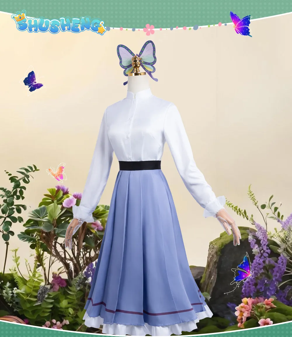 Kochou Shinobu New In stock Cosplay Costume Halloween Christmas Comic Game Anime S-2XL Rose Women Skirt casual leisure Clothing view 4