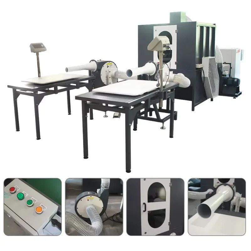 Home Textile Wool Cotton Carding Machine with Open Feeding Mixing Filling Line Featuring Core Motor Component