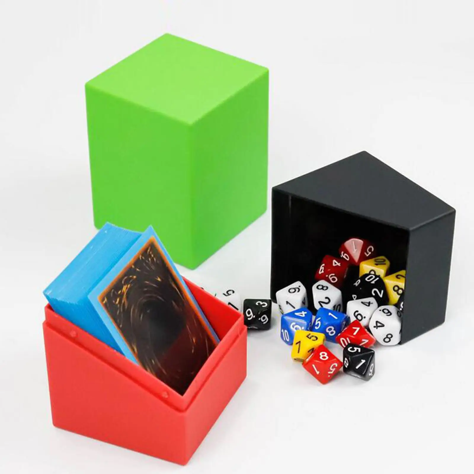 حامل تخزين منظم لبطاقات التداول يحمل 100 بطاقات متينة لـ TCG Red #4