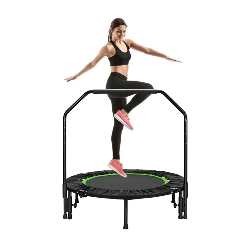 l l #   Mini trampolín estable y silencioso para interiores, rebotador de polipropileno de PVC, equipo de Fitness para niños y adultos, entrenamiento para niñas y niños