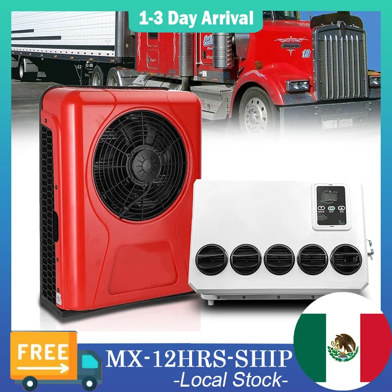 

Treeligo 12V/24V Split Truck Air Conditioner Fast Cooling Electric AC for SCANIA/Volvo/MAN/DAF/Renault/IVECO/Kenworth Low Noise