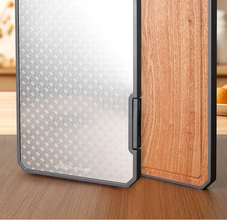 DSA household kitchen high purity pure titanium case black sandalwood board cutting board mildew-proof cutting board household