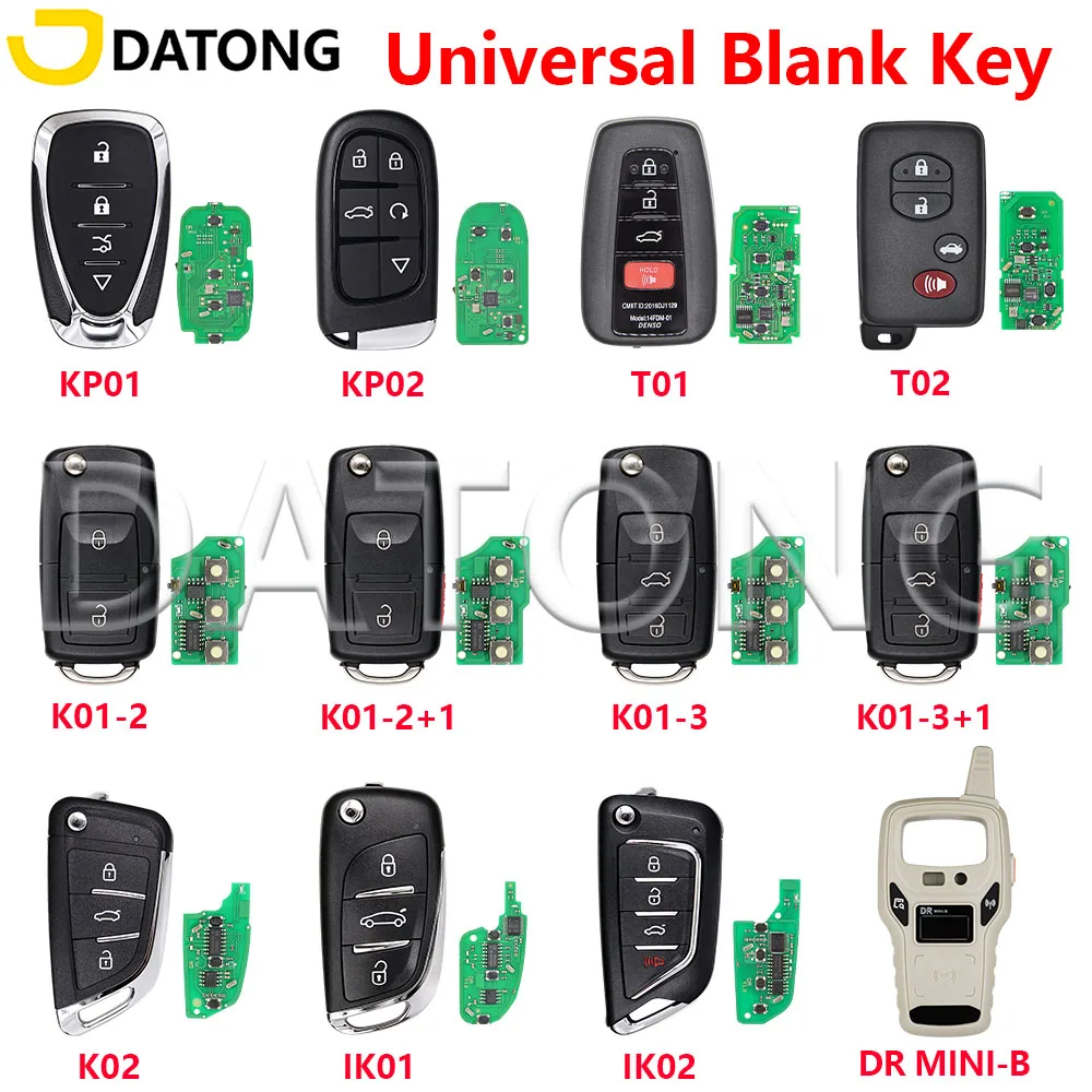 Datong Blank Car Key For Audi VW Fiat Opel Jeep Dodge Chevrolet GMC Renault Toyota Hyundai Kia Peugeot Lexus Mitsubishi...
