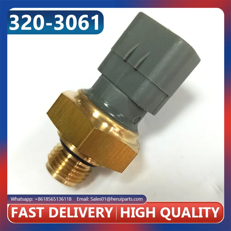 Sensor de pressão do óleo do motor, 3203061 320-3061 para C4.4 312B C7.1, Escavadeira E320E 314E