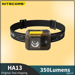 NITECORE HA13 Max 350Lumens Compact and lightweight Headlamp Include 3*AAA Battery Trail Running