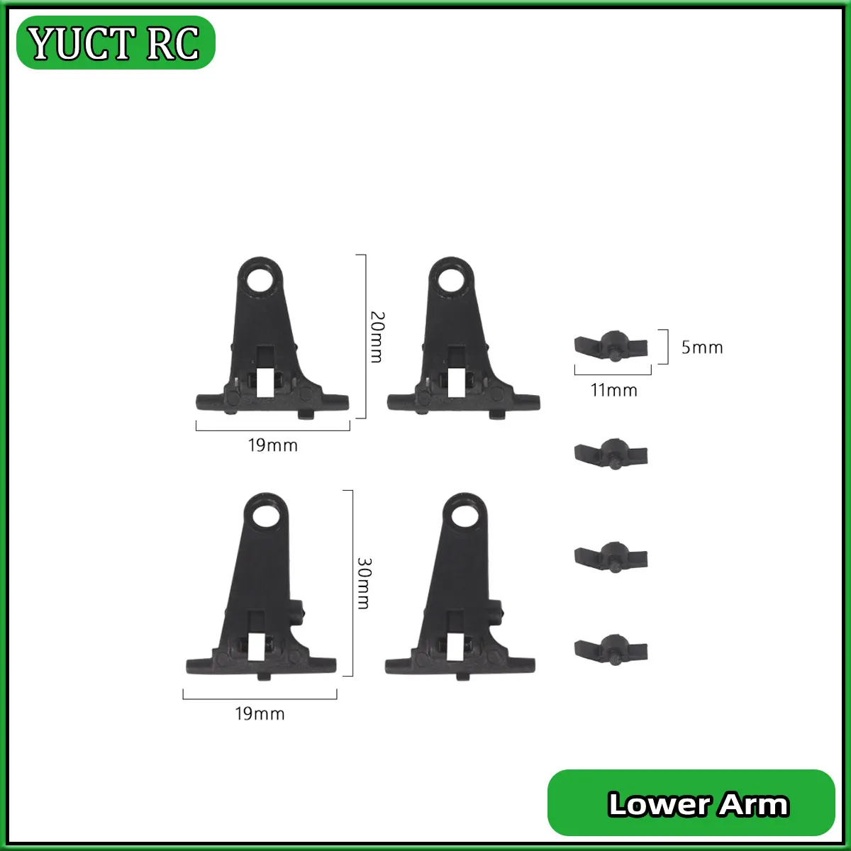 LDRC 1898 piezas de mejora 1/18 RC coche LD1899 accesorios originales LD1804 mejora de Metal brazo de neumático de deriva de repuesto para LD1801 LD1802