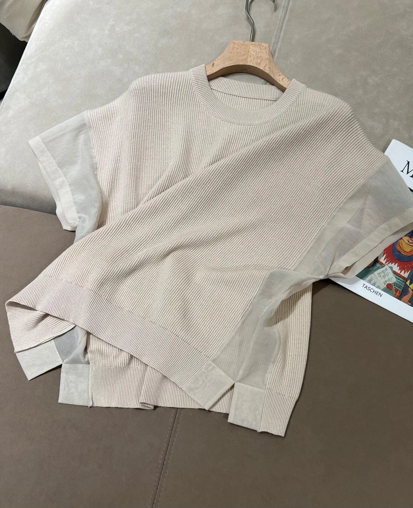 Summer Round Neck Loose Cotton Luxurious Top