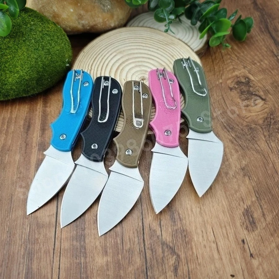 C154 سكين صغير قابل للطي مع 7cr15mov شفرة Unboxing سكين حمل يومي سكين جيب التخييم في الهواء الطلق سكينة فاكهة هدية الرجل
