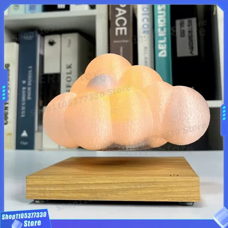 Custom Maglev Floating Cloud Night Light Modern Luxury LED Soft Glow Lamp for Home Office Bedroom Decoration Ambient Lighting
