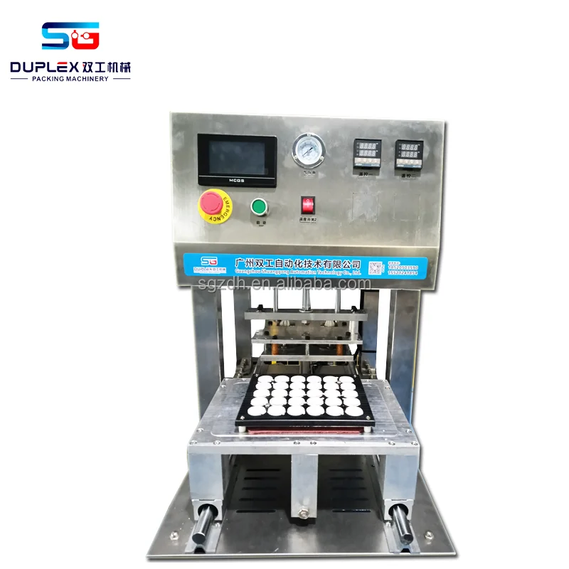 Semi-Automatic High-Performance Medical Sodium Hyaluronate Gel Ophthalmic Viscoelastic Device Tray Box Sealer Paper For Food