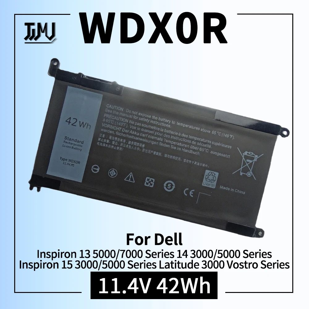 WDX0R Laptop Battery for Dell Inspiron 15 5565 5568 5570 5578 7560 7569/13 5368 5378 5379 7368 7378 14-7460/17-5770 7569 7579