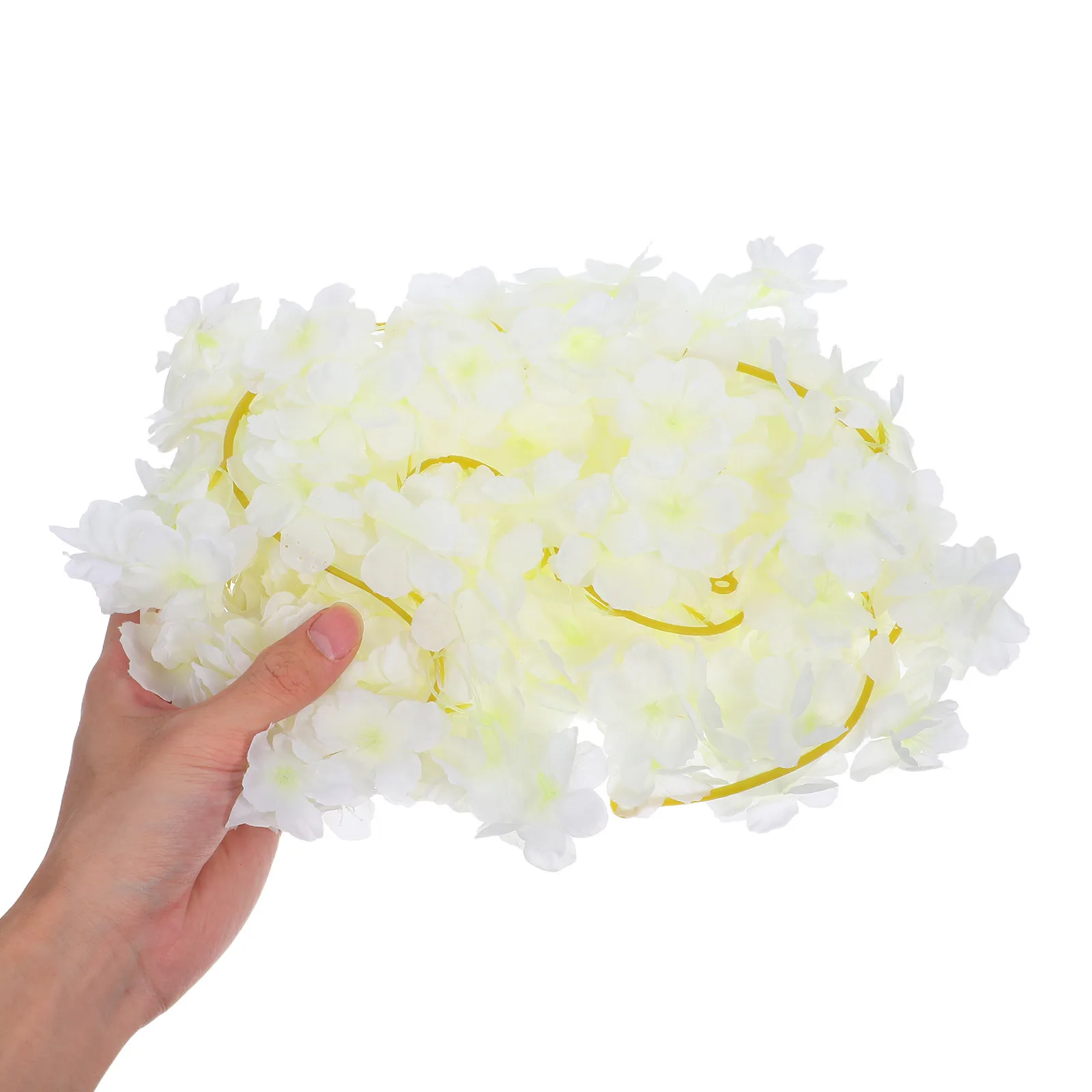 

2Pcs Cherry Blossom Artificial Flower Garland Hanging Vine Wedding Party Home Decoration Faux Floral Strip Hanging Vine Garland