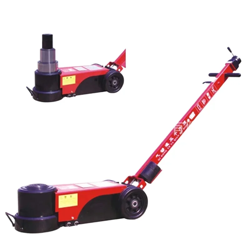 

100/50T pneumatic horizontal hydraulic jack cart can fold 100 tons pneumatic hydraulic jack
