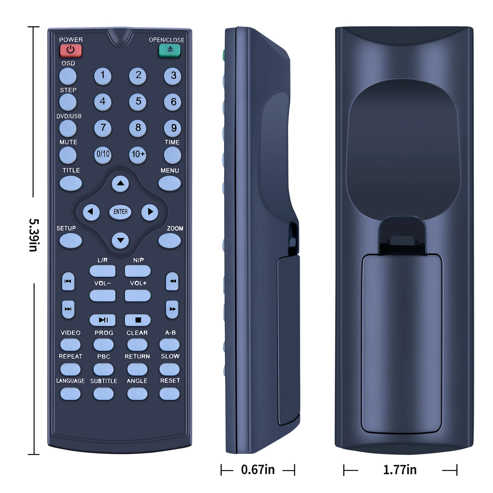 جهاز تحكم عن بعد بديل جديد لمشغل الأقراص المضغوطة DVD من Scholars SCH-DVD-BLK #5