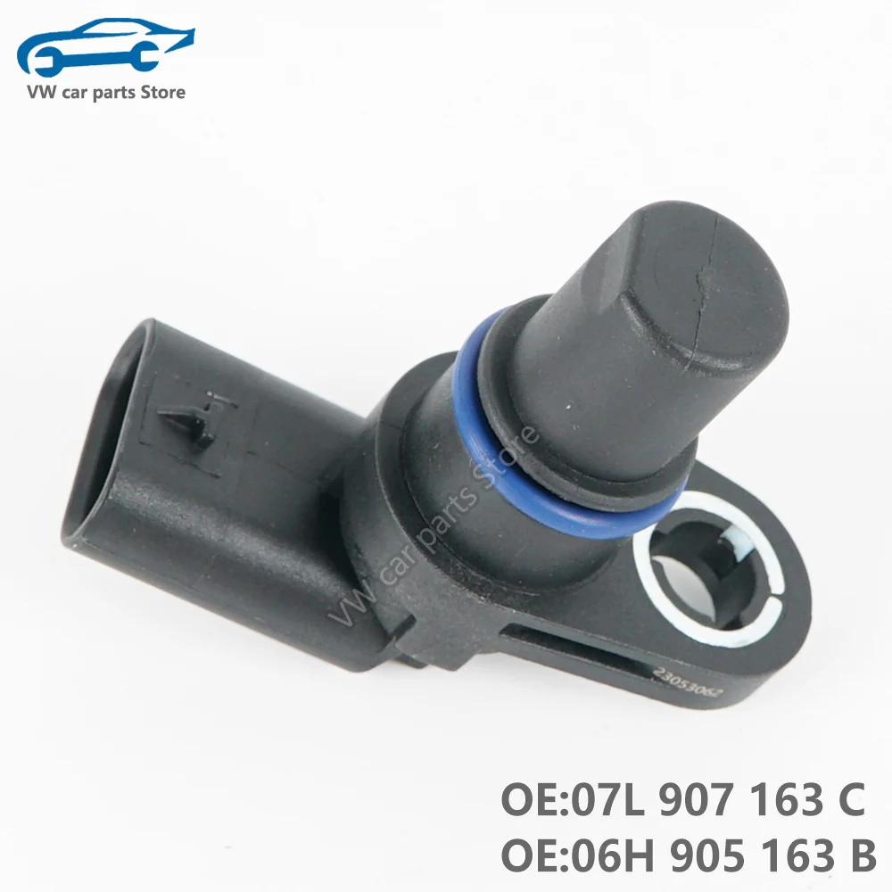 Sensor de posición del árbol de levas del motor 07L905163C, 3 pines, para Audi A4L, A6L, A5, A7, Q3, VW, Golf GT, Passat, CC, Yeti, Sciricco, Sharan