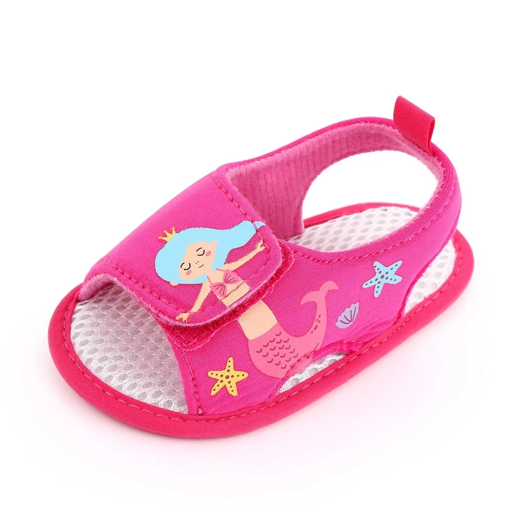 

Fashion Mermaid Walking Shoes 0-18 Months Lithe Sandals Soft Sole Wear Resistant Baby Shoes