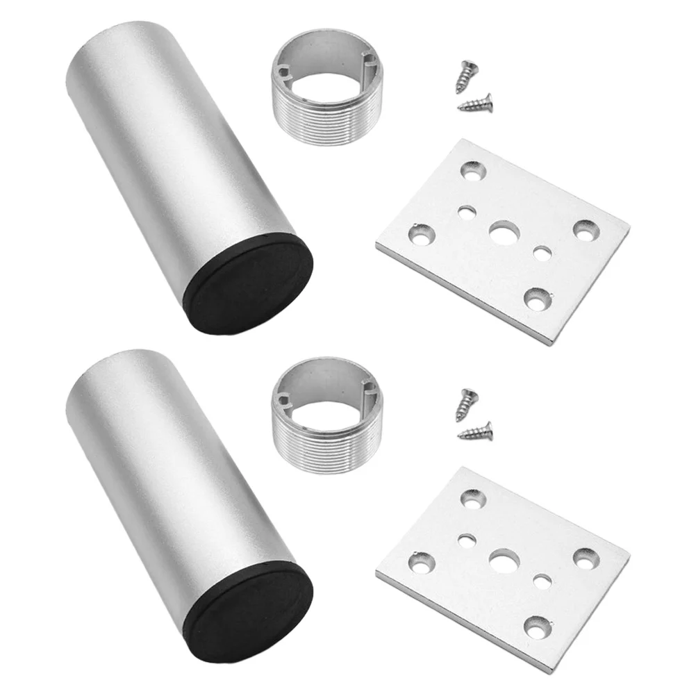 

2pcs Adjustable Cabinet Legs Aluminum Alloy Furniture Feet Metal Legs For Dresser Sofa Table Replacement Support Leveling Couch