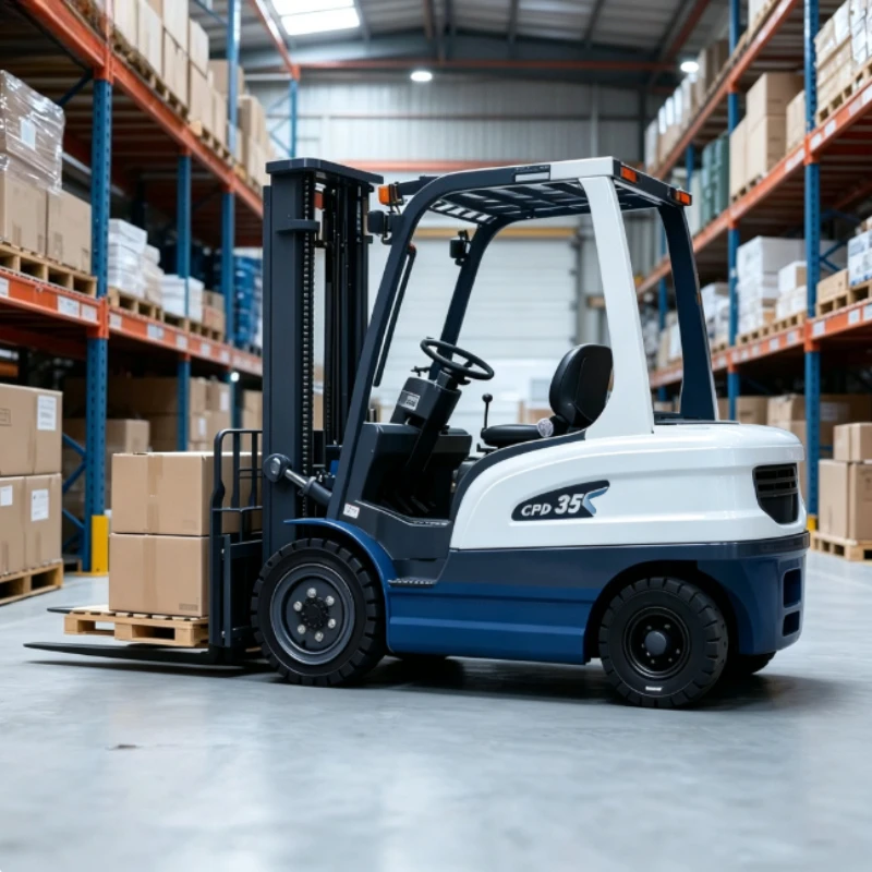 Side Shift Attachment 2 Ton Lead Acid Electric Forklift Warehouse Fast Convenient Quick Cargo Stacking Truck