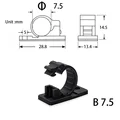 Black B 7.5mm