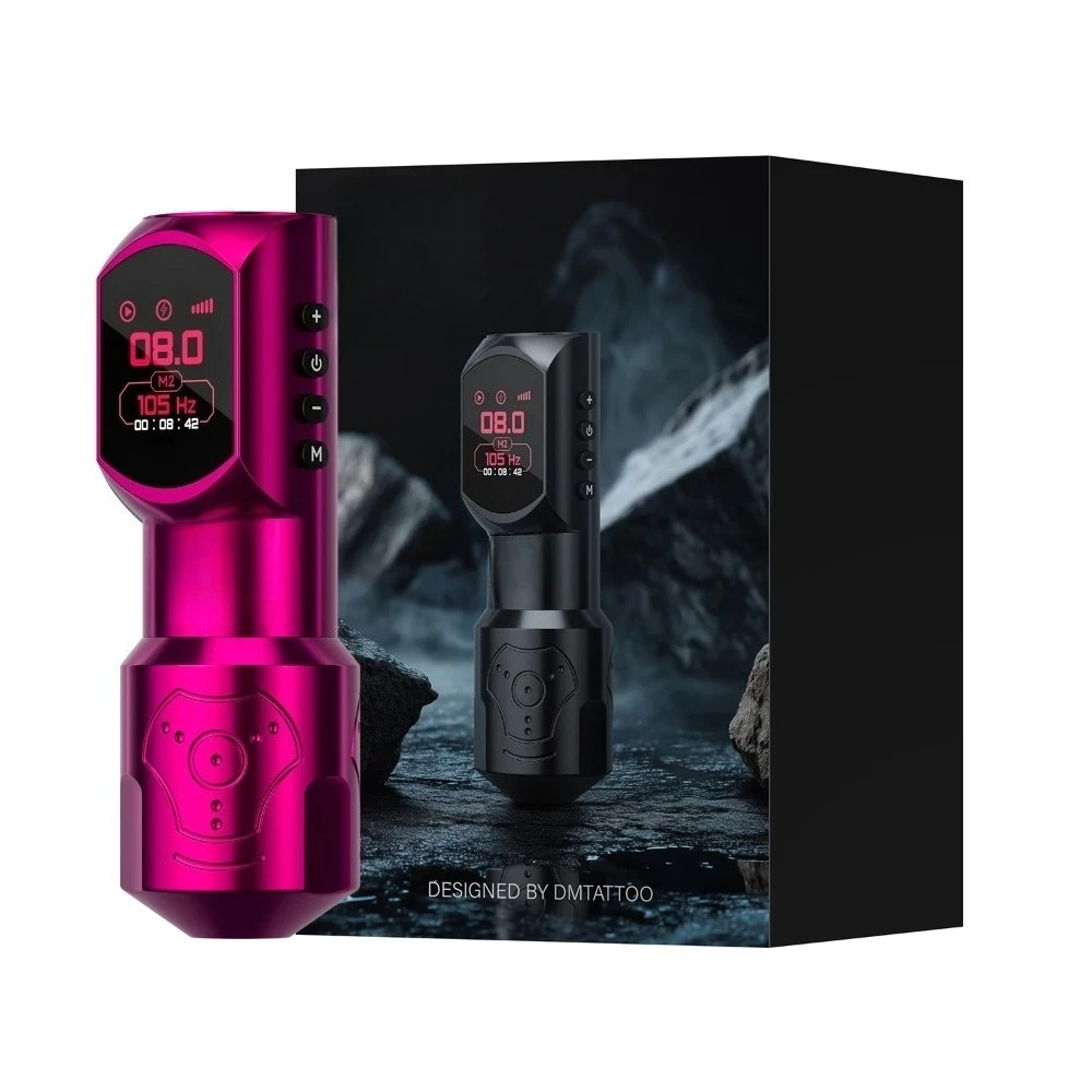 Wireless Tattoo Machine LED Large Screen Customized Motor Wireless Tattoo Power Tattoo Gun For Permanent Makeup