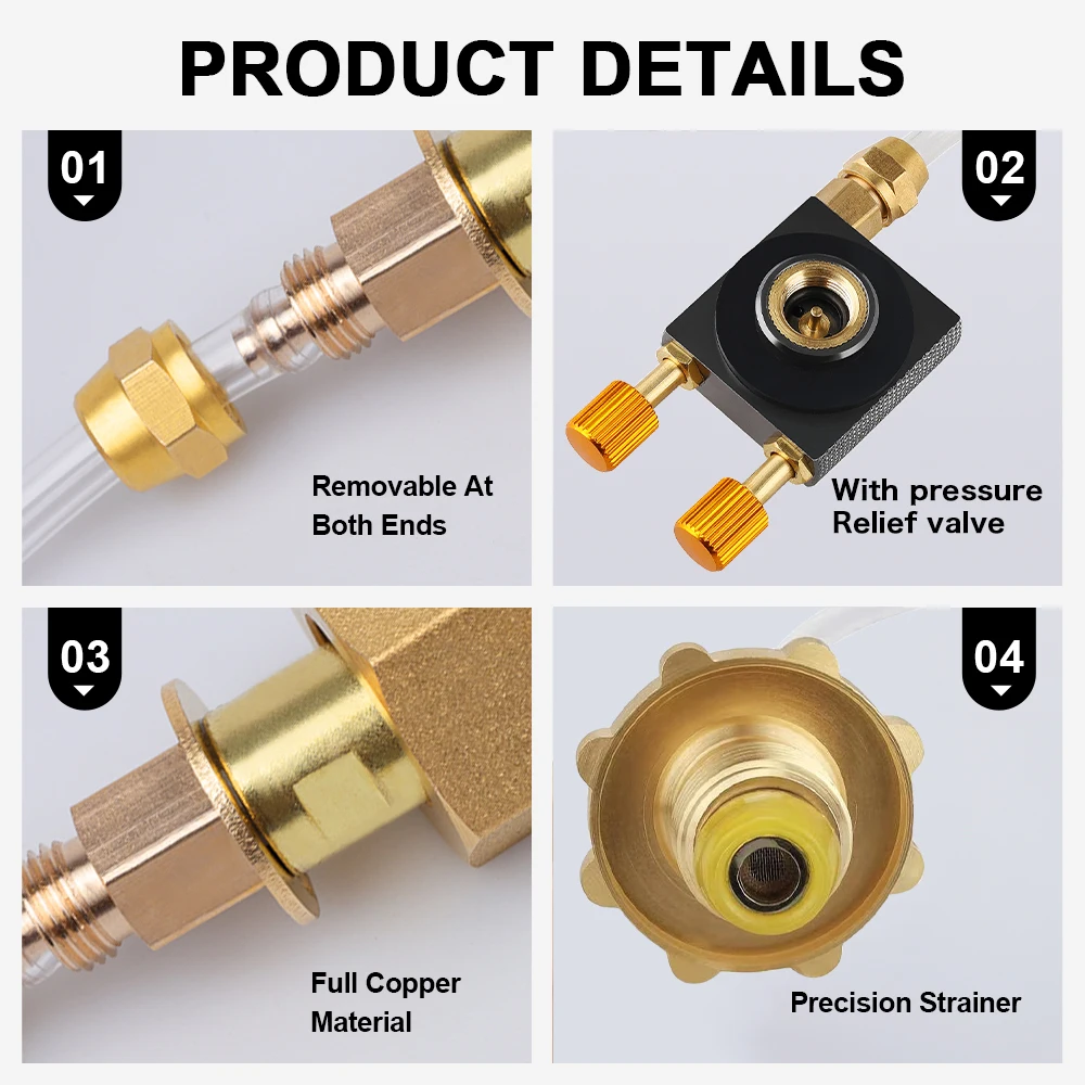 موقد غاز للتخييم الخارجي محول إعادة ملء البروبان ، محول أسطوانة مسطح LPG ، مقرنة خزان التعبئة ، ملحقات خزان إسرائيل #5