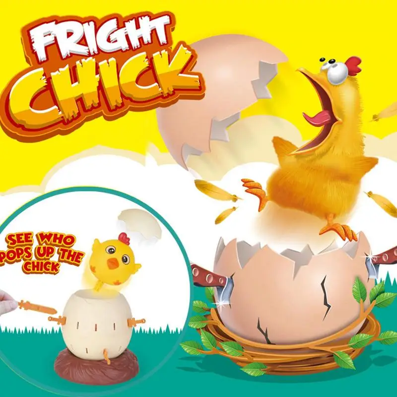 

Chick Funny Gadget Pirate Barrel For Children Board Game Novelty Tricky Toy With Cute Egg And Chick Appearance