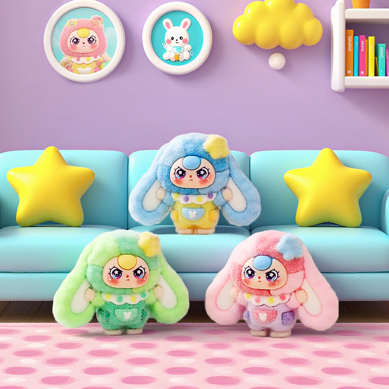 جديد صغير الكرتون الطفل سلسلة ثلاث سنوات لطيف الكرة لعبة مكتب العنصر الزخرفية للاستخدام المكتبي #5