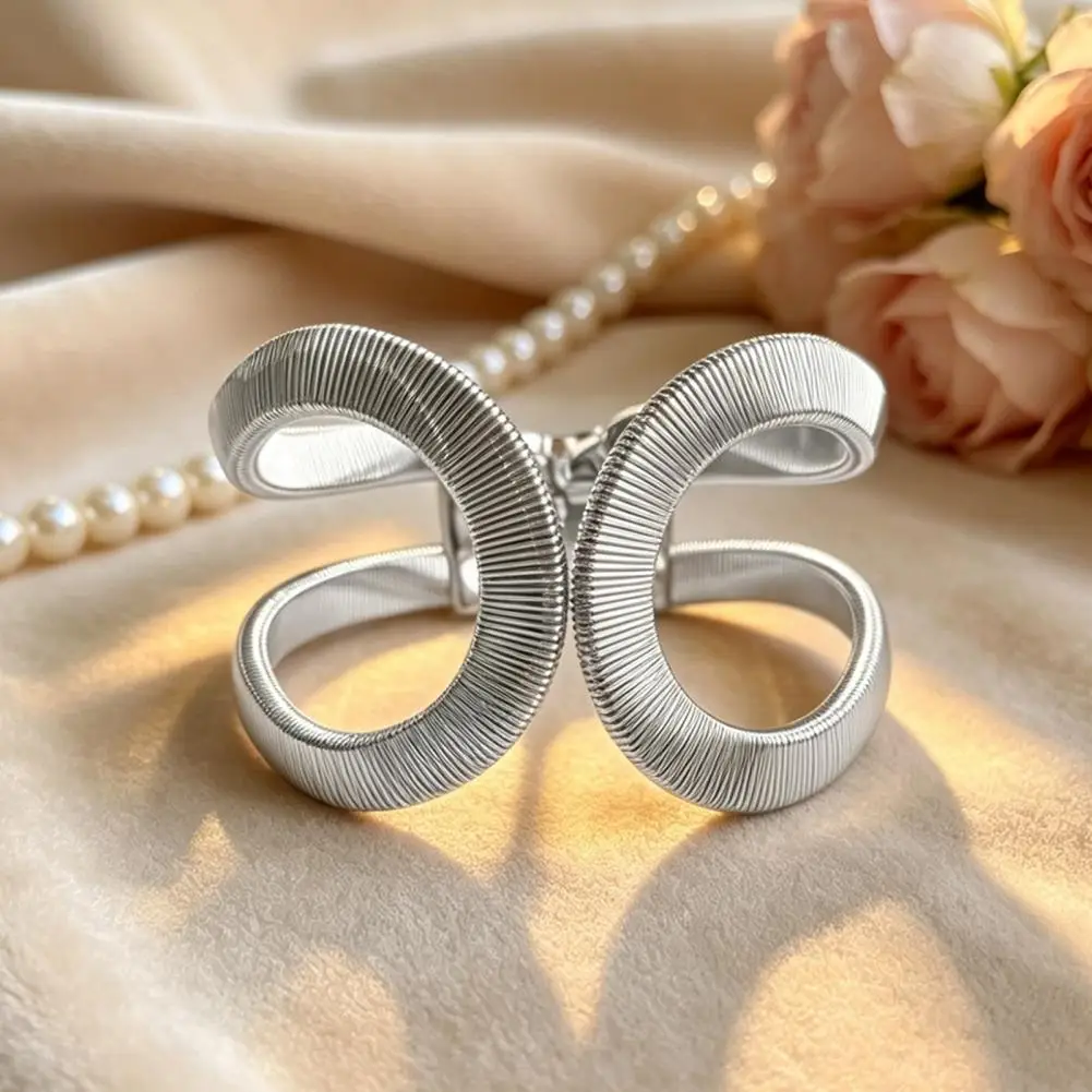 Easy Install Curtain Buckle Double C Shape Curtain Buckle Tiebacks Anti-oxidation Style Curtain Holders Easy Disassembly No-hole
